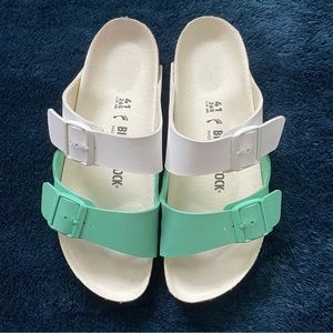 White & Jade Birkenstock size 41 women’s 10